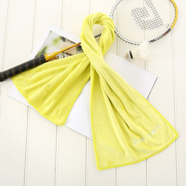 Многоцветная лазерная маркировка печать вышивка Микроволокно пляжное полотенце для фитнеса