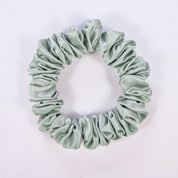Silk Scrunchies For Hair 100% Mulberry Silk Ties For Curly Hair Scrunchies Prevent Breakage