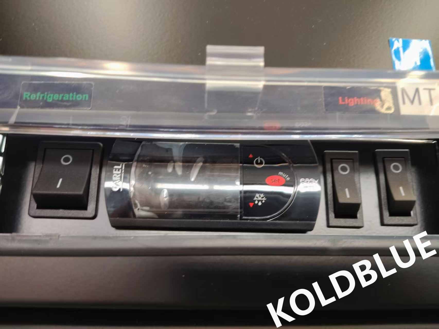 2‑Door Mode‑Switchable Cabinet 3 Layers Shelf Plug‑in Commercial Display Freezer‑Chiller