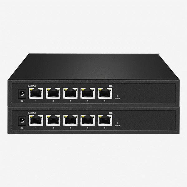 5 Auto Sensing RJ45 10GB PoE Switch Plug and Play Não é necessária configuração