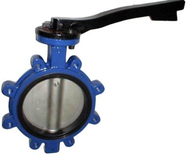 Casting Steel Material Lug Type Concentric Butterfly Valves NPS2-48