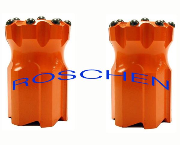 Rock Drilling T45 Thread Retrac Ballistic Drop Center Button Bits