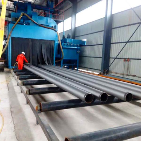 Engineering Machinery Abrasive Blasting Machine , Steel Plate Cleaning Machine