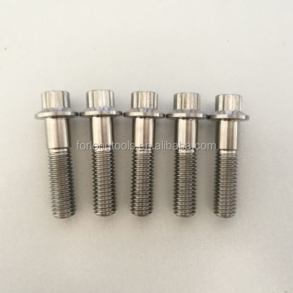 1.25 Pitch Flanged M8 Nuts in 6AL4V Grade Titanium for DIN Standard Mechanical Applications