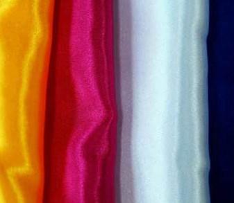 100% Textile Polyester Knit Fabric Satin Shining Surface 50D * 70D Yarn Count