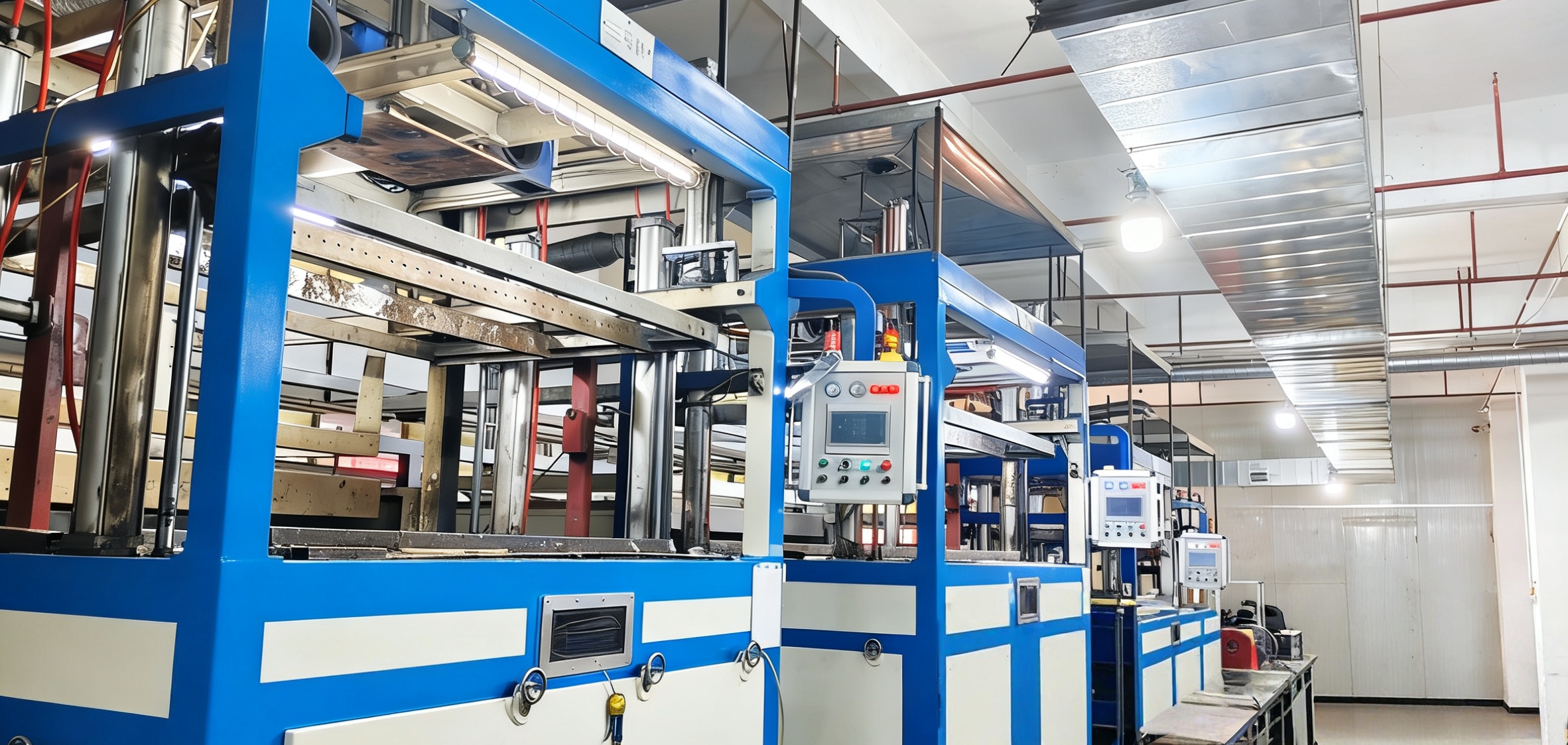 Custom Heavy Gauge Thermoformed Air Conditioner Panel Cover | Thick ABS Vacuum Formed AC Front Shell