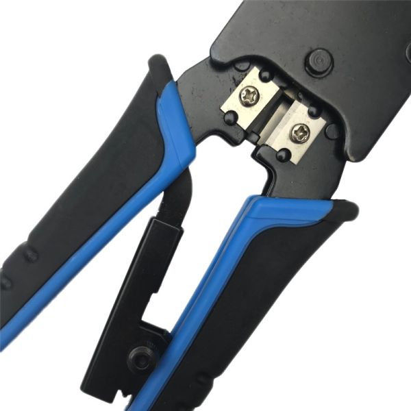 Kico 500R Modular Crimping Tool 8P8C/RJ-45 6P6C/RJ-12 6P4C/RJ-11 Connectors Plug for Cuts Strips and Crimps