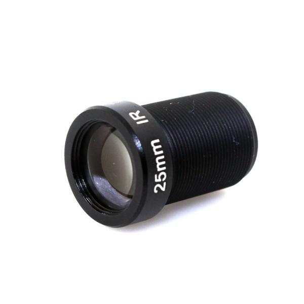 25mm Focal Length M12 CCTV Camera Lens 1/2 F2.4 Long Viewing Distance 50m