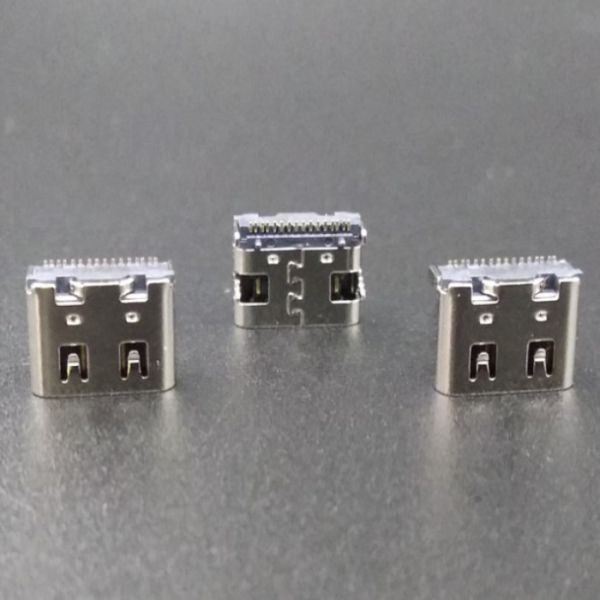 USB Type C Female 24P SMT + DIP Connector For PCB