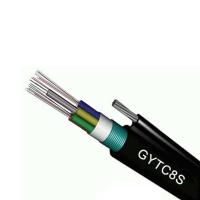 O cabo de fibra ótica aéreo blindado exterior 24 de GYTC8S retira o núcleo de multimodo
