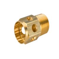 Servicios que trabajan a máquina del CNC de la precisión de cobre amarillo de encargo que muelen componentes/piezas dados vuelta