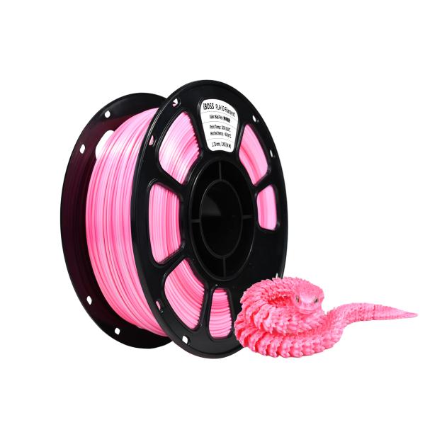 IBOSS PLA+ High Quality Dual Color  Silk Babi Pink 1.75mm Toughness Enhanced 3D Printer Filament