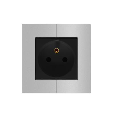 painel pequeno 86mm do metal do módulo do soquete da corrente elétrica de 16A França