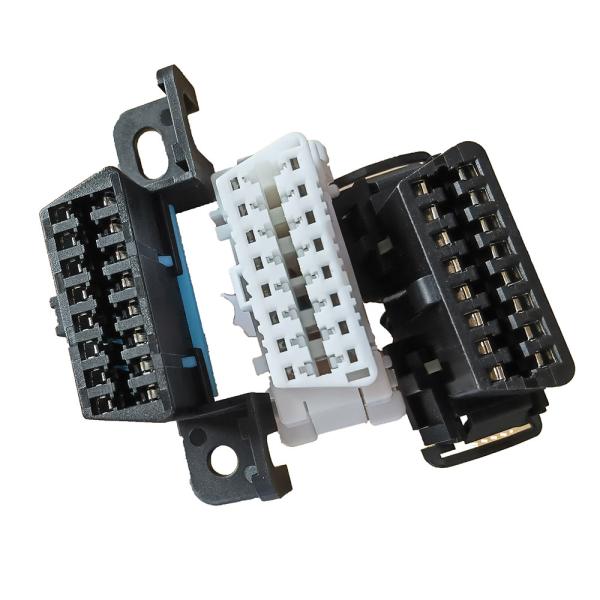 Automotive OBD2 Connector Cable 16 Pin Male Port To 3 Female