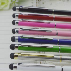 2015 Hot sellingRetractable Ball Point Pen, Touch Screen Stylus Pen, Aluminium Metal pen