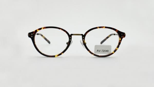 Vintage Round Clear Glasses Non-Prescription Eyeglasses Frames for Women Men Handmade Unisex Dark Tortoise Acetate Frame
