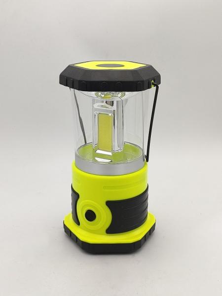 1200lm 2 In 1 LED Camping Lantern Outdoor LED Lantern High Powered 3D COB ABS D14xH26cm 740g