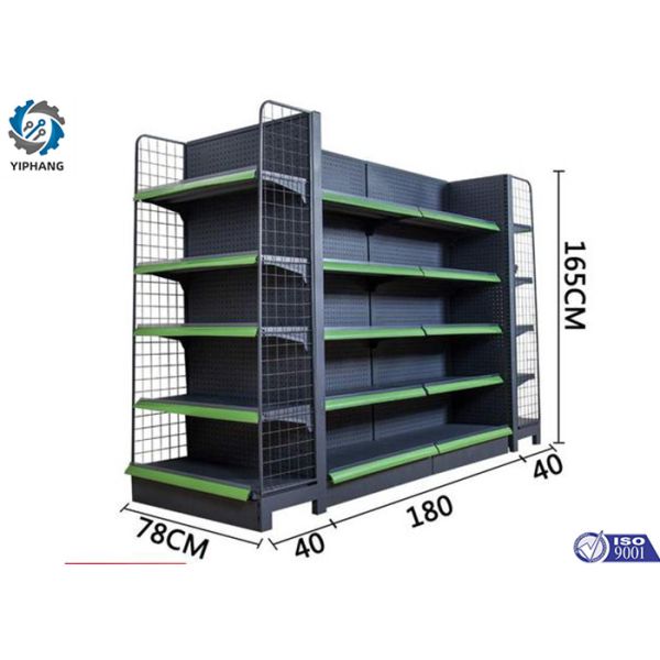 Supermarket Metal Retail Shelving Retail Acrylic Display Stands ODM