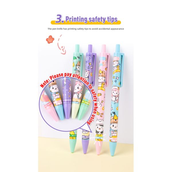 Diez opciones de color para el grabado de arte forma de bolígrafo portátil artesanía hobby cuchillo cortador de papel de bolígrafo