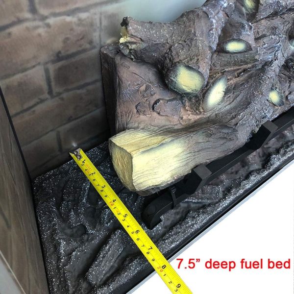 Experience the Warmth and Ambiance of AJUNION Modern 33inch Electric Fireplace Heater