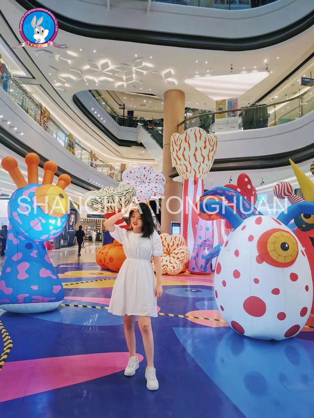 Custom Inflatable Advertising Display Inflatables Flowers Commercial Flower With Lights Decoration for Events and Party
