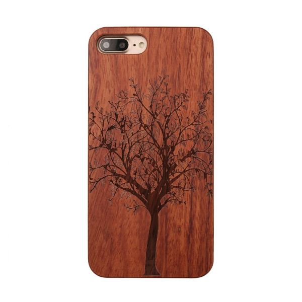 Custom Blank Wood iPhone Case , Solid Bamboo iPhone 8 Wooden Mobile Case