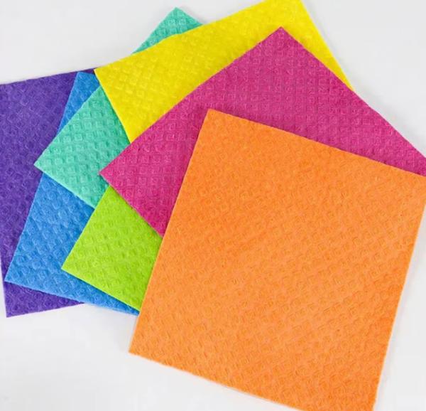Tissu de cellulose biodégradable séché rapidement réutilisable écologique