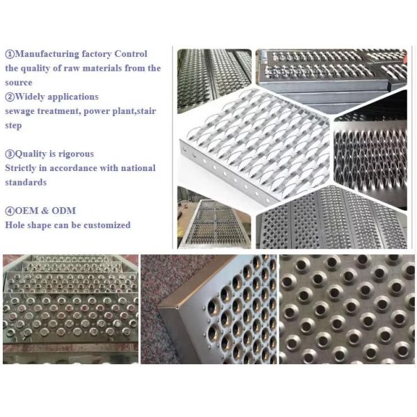 Heavy Duty Diamond Holes Grip Strut Plank Catwalk Grating