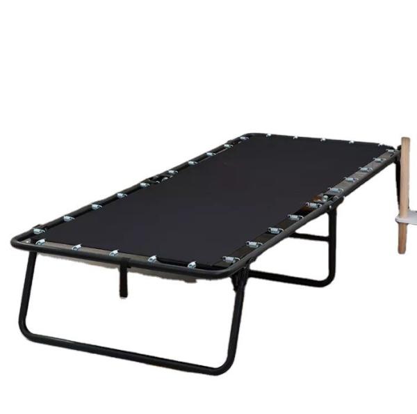 Portable 8cm Foam Super Single Folding Bed With Mattress for Outdoor Adventures