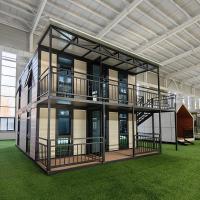 3 chambres maison préfabriquée avec salon et salle de bain villas maisons préfabriquées moderne design de luxe en acier