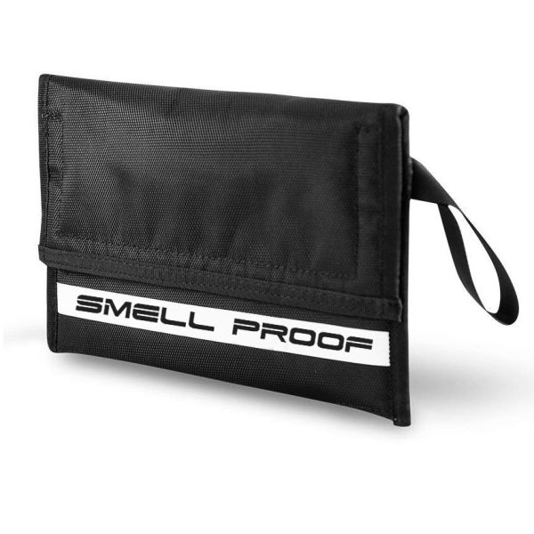 Large Discreet Carbon Smell Proof Bags Easily Concealed Grey Color Eco Friendly
