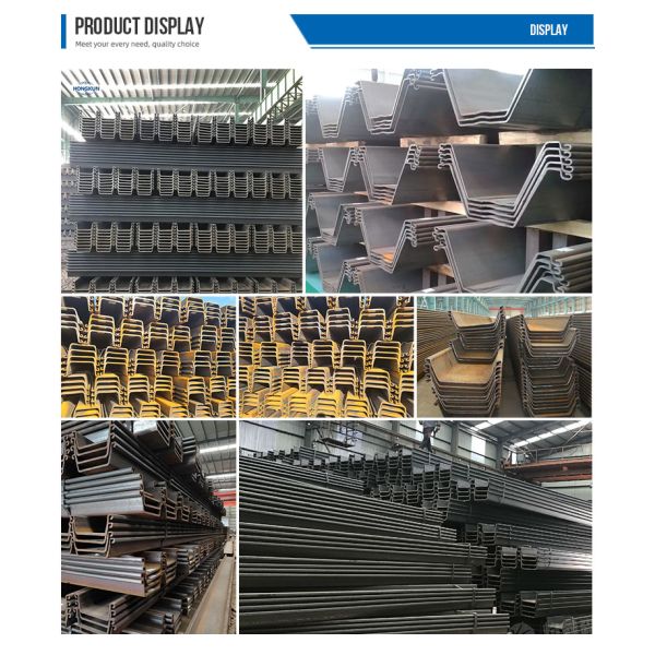 Q235 Q345 Cold Formed Steel Sheet Pile Sp-U400*170*15.5 304 316 Sy295 Ysp45