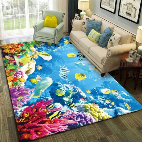 3D Printing Children Sofa Bedroom And Living Room Floor Carpets