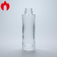 Bouteille en verre de parfums cosmétiques transparents ronds de 30 ml