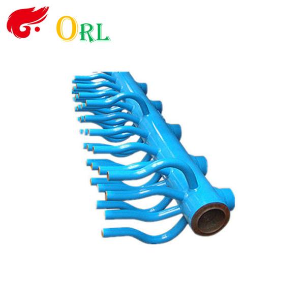 Carbon Steel Diesel Boiler Header Manifolds Natural Circulation Hot Water Output