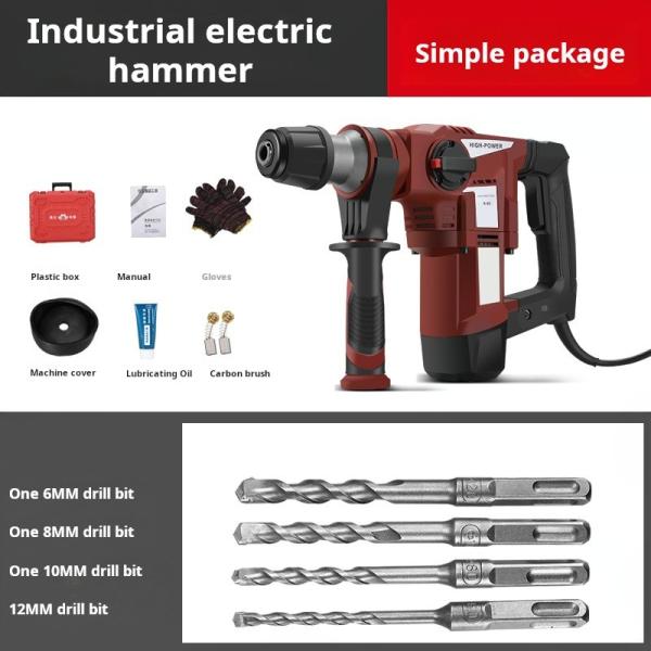 1200W Cobre Eletrônico de Grau Industrial Chisel Hammer Com Embreagem de Segurança