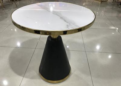 Round Contemporary 75cm 80cm Marble Iron Coffee Table