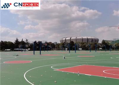 Antislip Synthetic Basketball Court Flooring Weather Resistance
