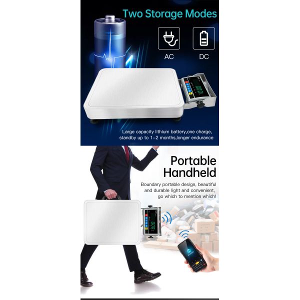 Nvk Hot Selling Portable Handheld Lcd Electronic Postal Scale Platform Shipping 100kg Postal Scale Digital