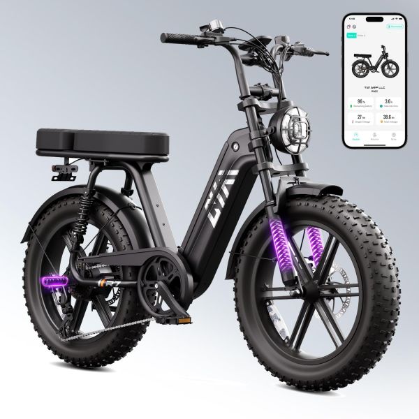 R7 Electric Multi-Purpose E-Bike Brushless Steel Frame Dual Suspension Disc Brake Rear Hub Motor 15AH Electric Utility Bike