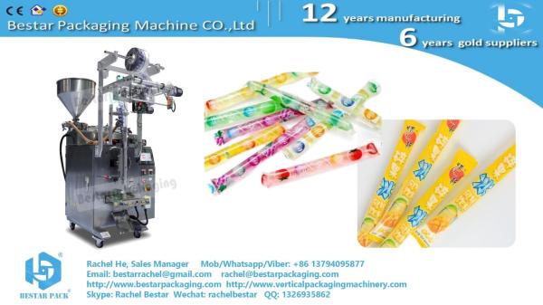 Ice lolly making machine [Bestar] automatic liquid filling packing machine