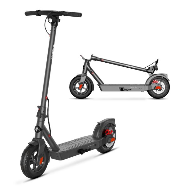B20 10''*2.5 630W Folding Electric Scooter with LCD and Front & Rear Shock Absorberr 36v  Foldable Bike Supply Lithium Battery