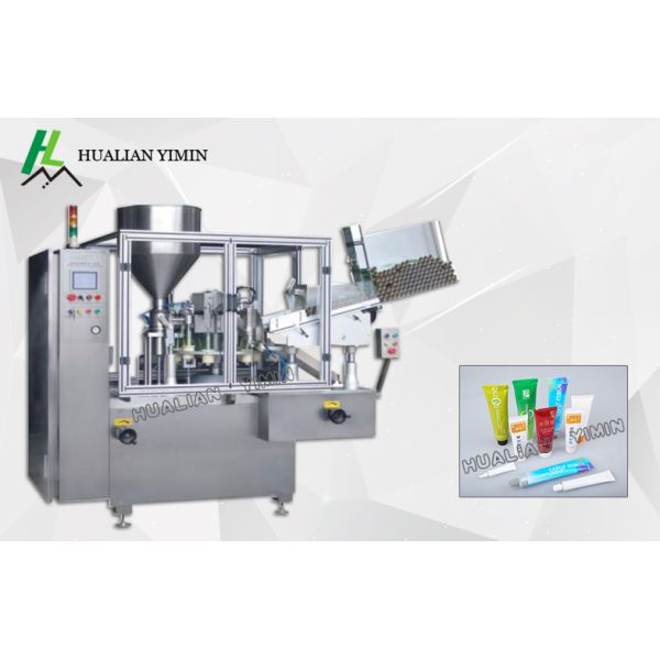 Full Automatic Plastic Tube Filling And Sealing Machine Reasonable Structure