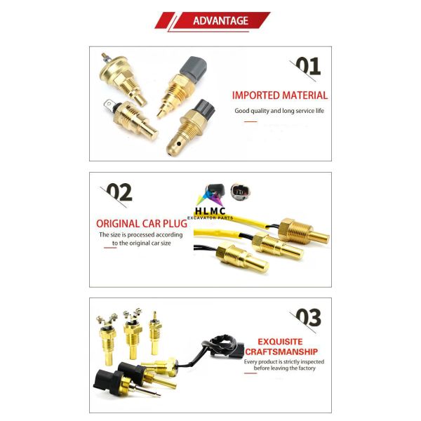CH15516 Coolant Water Temperature Switch John Deere 650 655 750 755 Tractor Parts 121250-44901