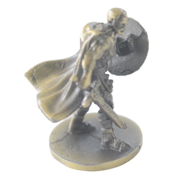 In Stock Bronze Plated Zinc Alloy Metal Statues Metal Figurines For Board Game