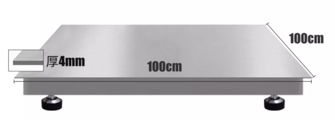 Explosion Proof 3 Ton Floor Weight Scale Stainless Steel 304 Industrial Floor Scale
