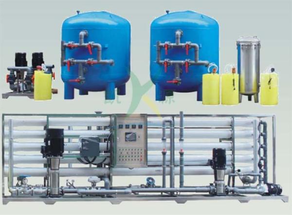 equipamento Ultrapure da água 380V, dois planta de tratamento da água do RO do aço carbono do filtro da purificação da fase 50T/H