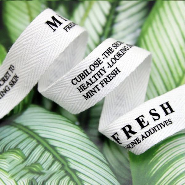 20mm*40y Happy Birthday cinta de algodón impresa para embalaje de regalos y accesorios de ropa