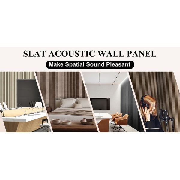 OEM Eco-Friendly Soundproof Wooden Acoustic Slat Wall Panel with 21mm Thickness for Music Room Studio