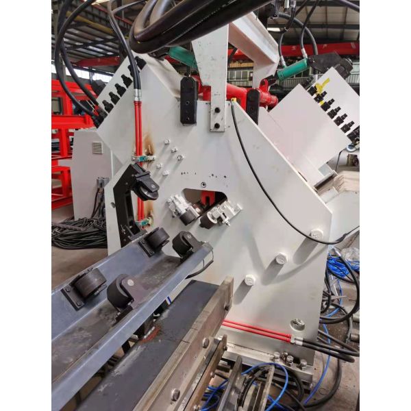 Steel Flange CNC Angle Line Machine With Punching Marking Function